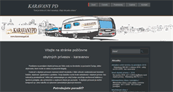 Desktop Screenshot of karavanypd.sk